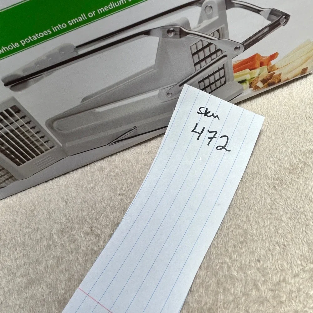 Progressive Prepworks Jumbo Potato Cutter White French Fry Slicer GPC-3664